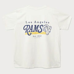 Los Angeles Rams L&L '89 Classics NFL T-Shirt Light Gray - Taass discount