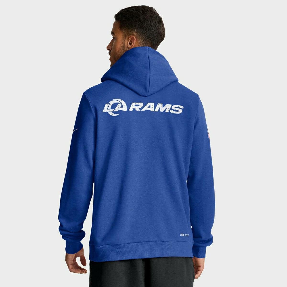 Los Angeles Rams 2025 NFL Sideline Standard Issue Hoodie Blue - Taass US
