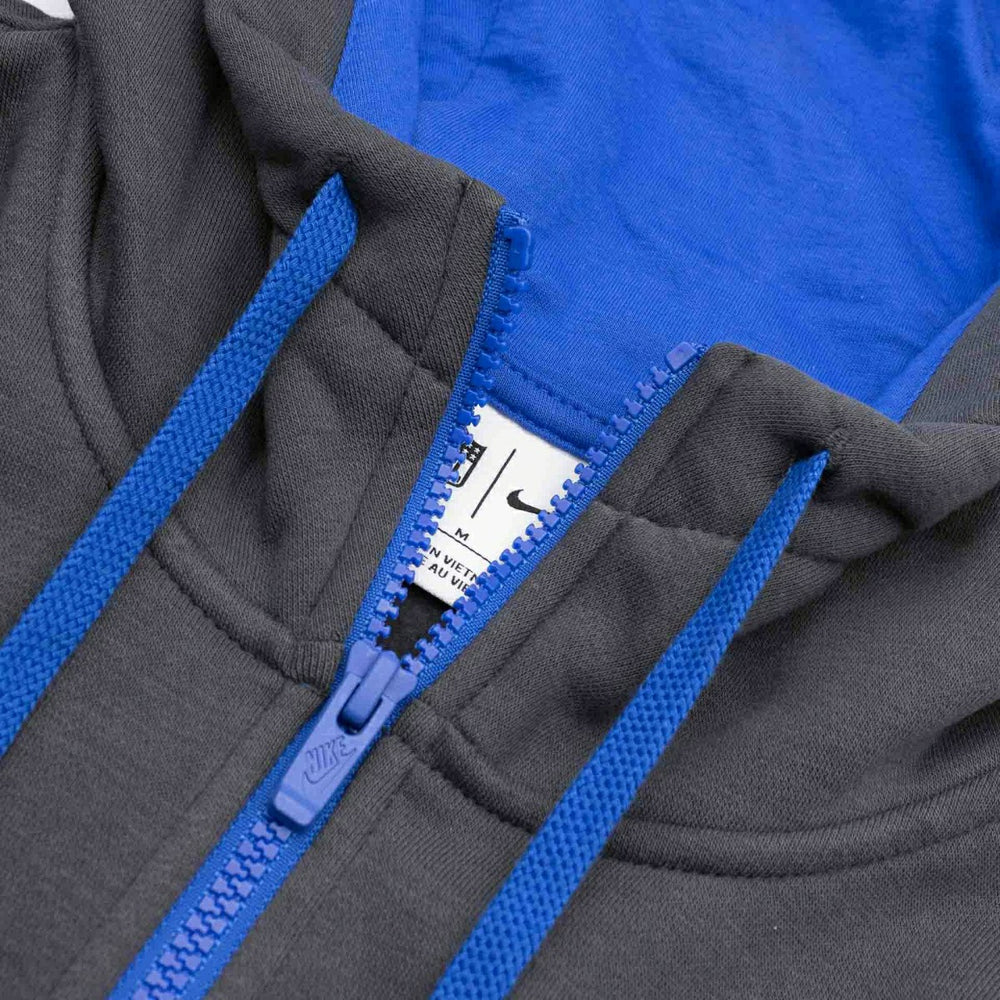 Los Angeles Rams Playbook NFL Full-Zip Fleece Hoodie Anthracite - Taass on sale