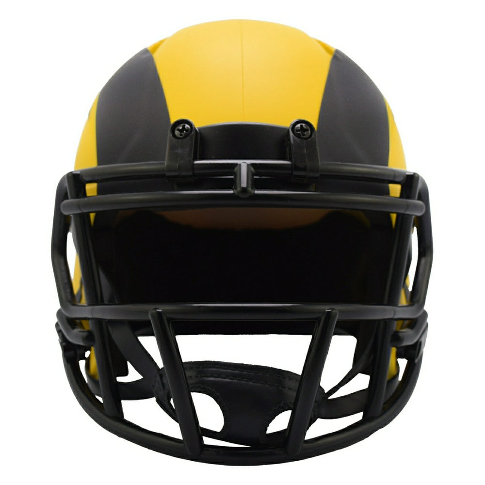 Los Angeles Rams Rave Alternate NFL Speed Mini Helmet Yellow - Taass US