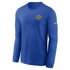 Los Angeles Rams 2025 Rivalries Essential NFL Long Sleeve T-Shirt Blue - Taass US