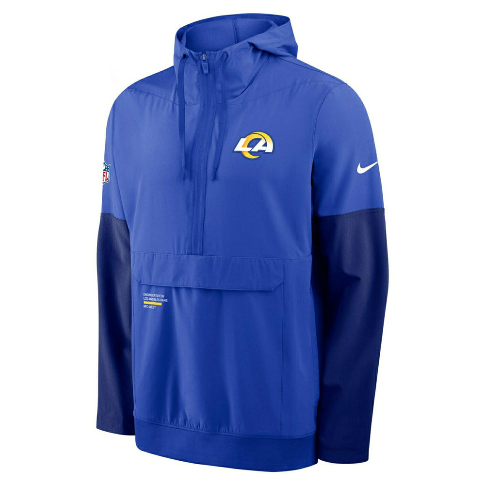 Los Angeles Rams Nike Sideline Half-Zip Anorak NFL Jacke Blue - Taass on sale