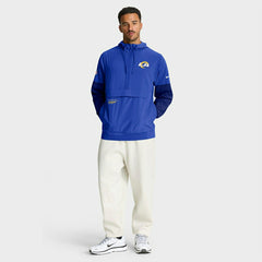 Los Angeles Rams Nike Sideline Half-Zip Anorak NFL Jacke Blue - Taass on sale