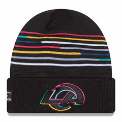 Los Angeles Rams 2025 NFL Crucial Catch New Era Knit Hat - Taass sale