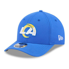 Los Angeles Rams NFL Team Logo New Era 9FORTY M-Crown Snapback Cap Blue - Taass for sale