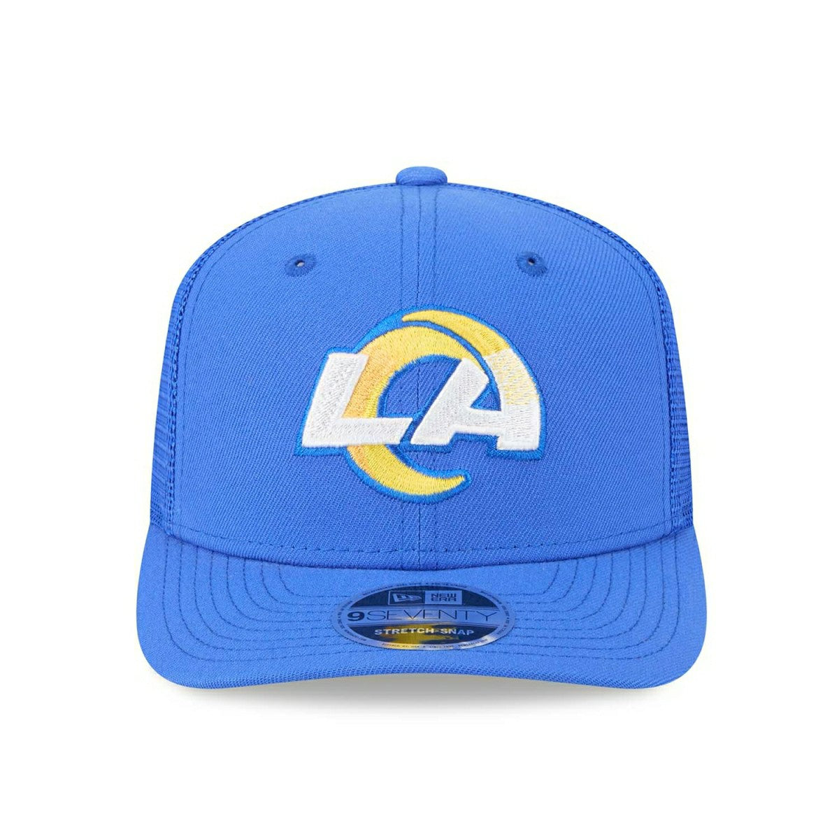 Los Angeles Rams New Era Stretch-Snap 9SEVENTY NFL Trucker Cap Blue - Taass discount