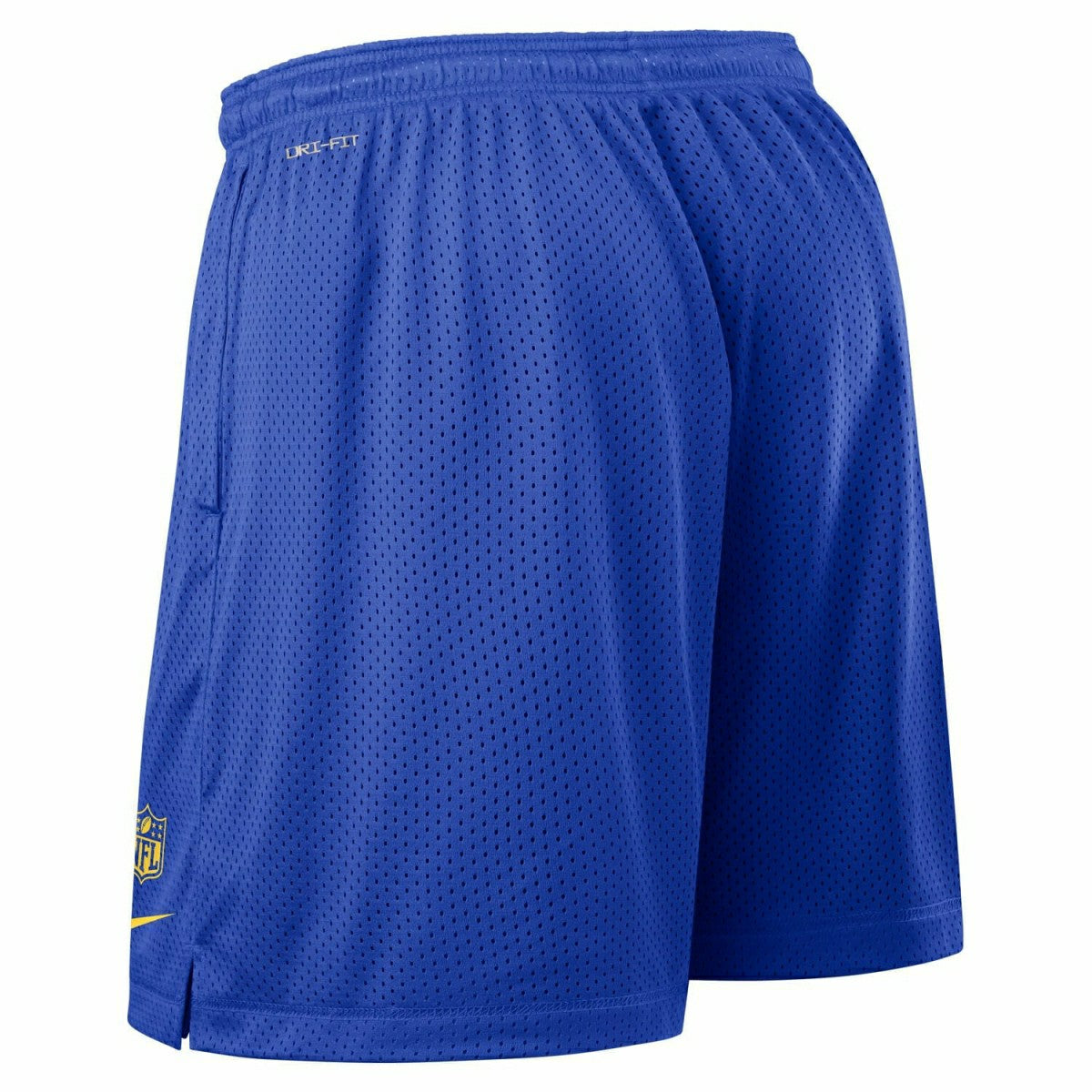Los Angeles Rams 2025 NFL Sideline Reversible Mesh Nike Dri-FIT Shorts Blue - Taass US