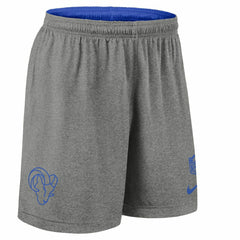 Los Angeles Rams 2025 NFL Sideline Reversible Mesh Nike Dri-FIT Shorts Blue - Taass US