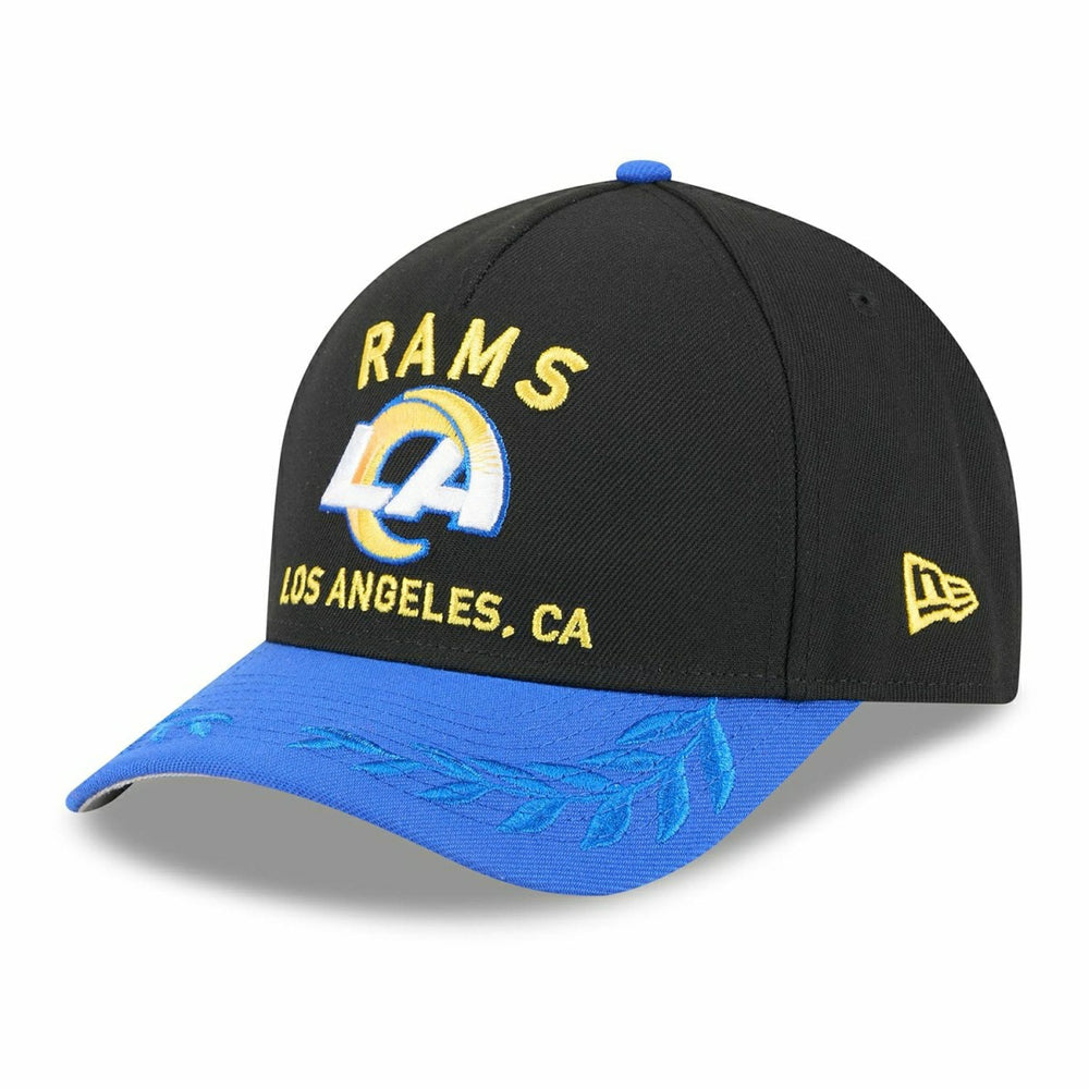 Los Angeles Rams 2025 NFL Draft 9FORTY M-Crown A-Frame Snapback Cap Black - Taass sale