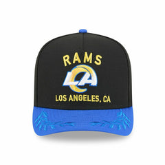 Los Angeles Rams 2025 NFL Draft New Era 9FIFTY A-Frame Snapback Cap Black - Taass for sale