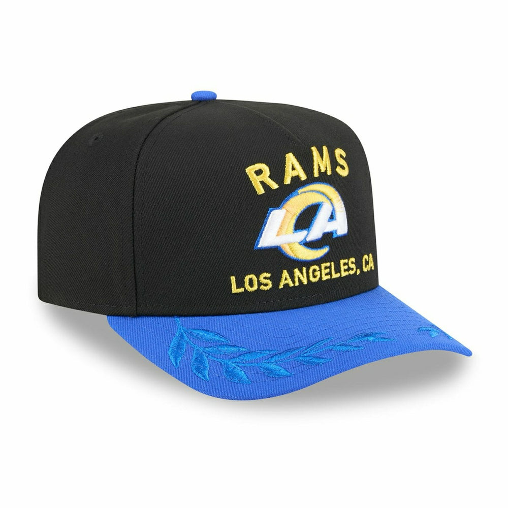 Los Angeles Rams 2025 NFL Draft New Era 9FIFTY A-Frame Snapback Cap Black - Taass for sale