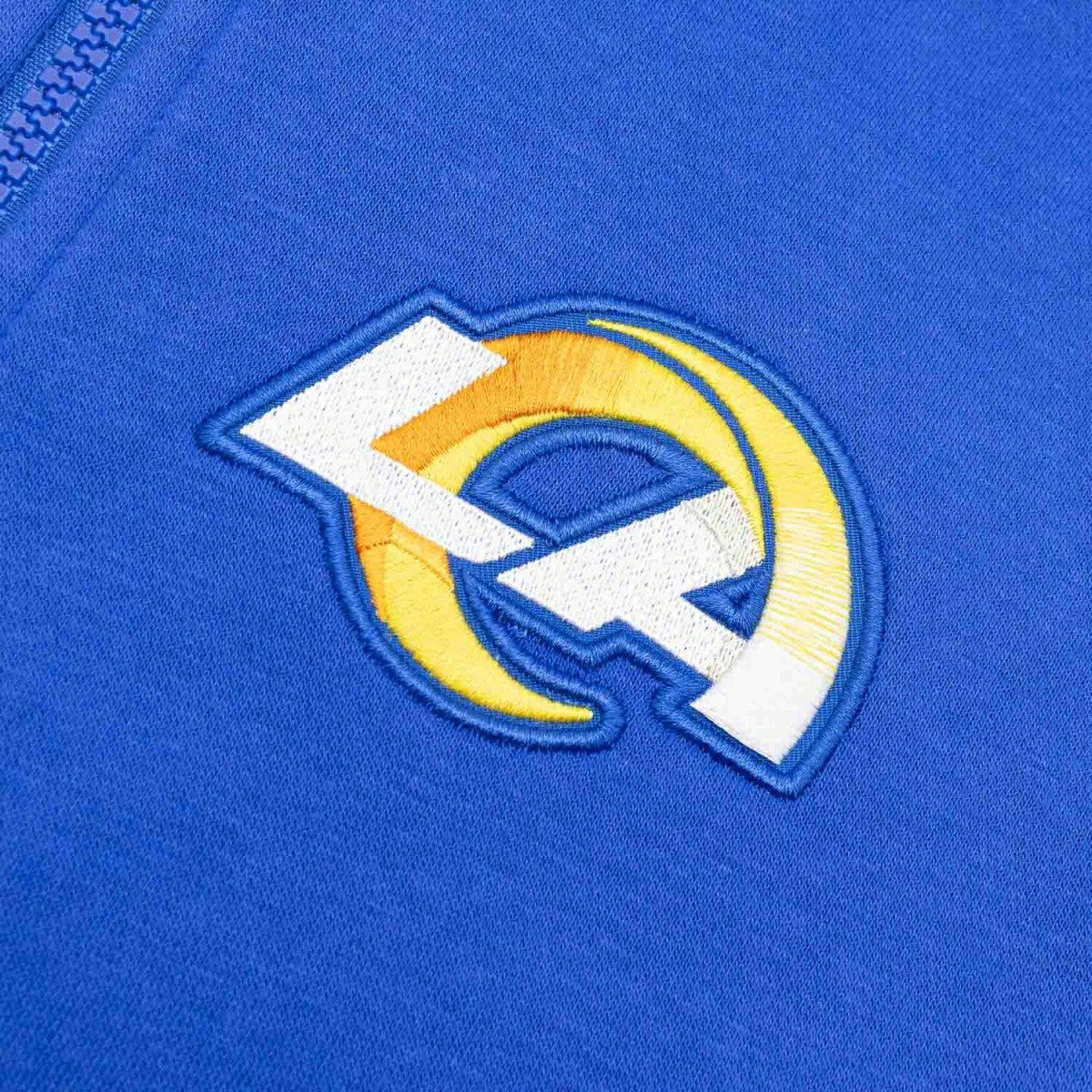 Los Angeles Rams Full-Zip Nike Club Fleece Hoodie Blue - Taass Online