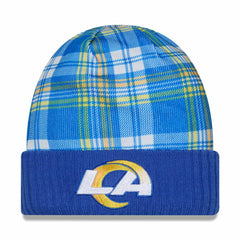 Los Angeles Rams 2024 NFL Sideline Statement New Era Knit Hat Blue - Taass US