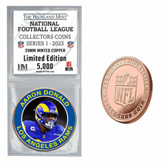 NFL Collectors Coins Series 1 Aaron Donald Los Angeles Rams Commemorative Coin - Taass sale