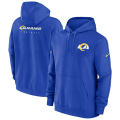 Los Angeles Rams 2023 NFL Sideline Nike Club Hoodie Blue - Taass outlet