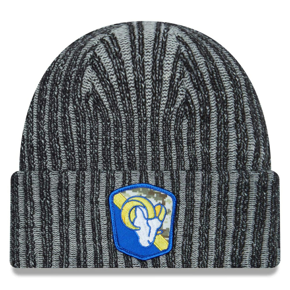 Los Angeles Rams 2023 NFL Salute to Service New Era Knit Hat - Taass discount