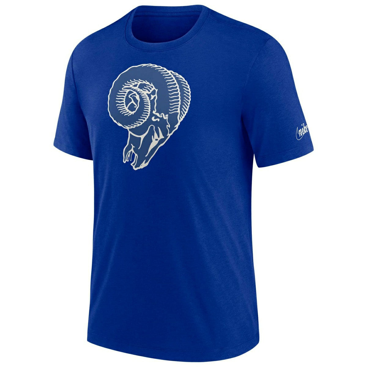 Los Angeles Rams Rewind Logo Nike Tri-Blend NFL T-Shirt Blue - Taass outlet