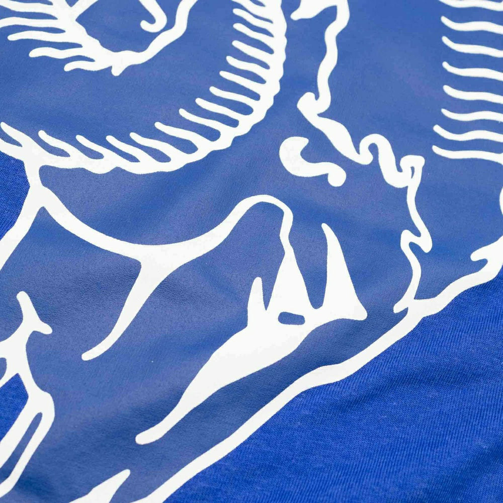 Los Angeles Rams Rewind Logo Nike Tri-Blend NFL T-Shirt Blue - Taass outlet