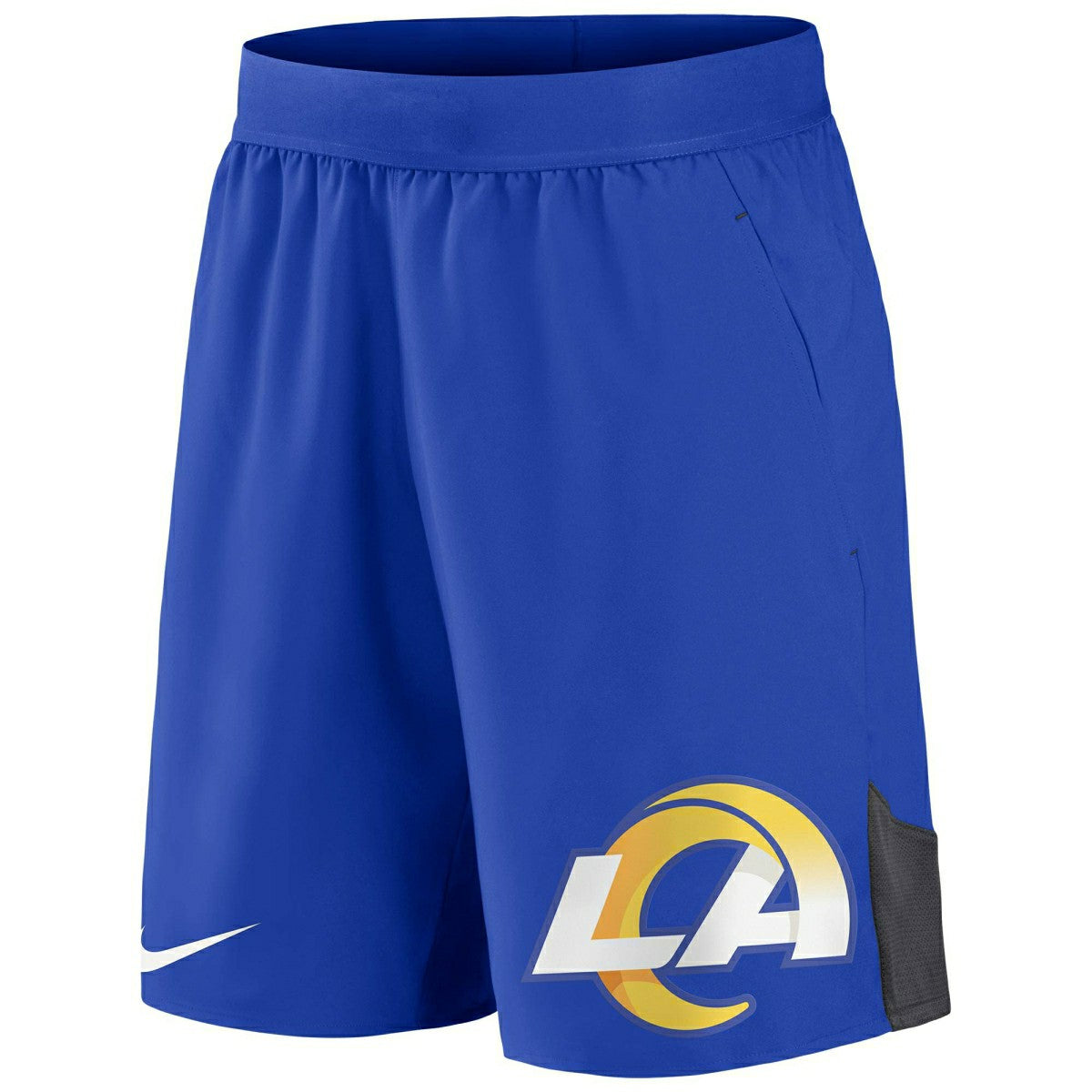 Los Angeles Rams Big Logo Nike Dri-FIT Performance NFL Shorts Blue - Taass outlet