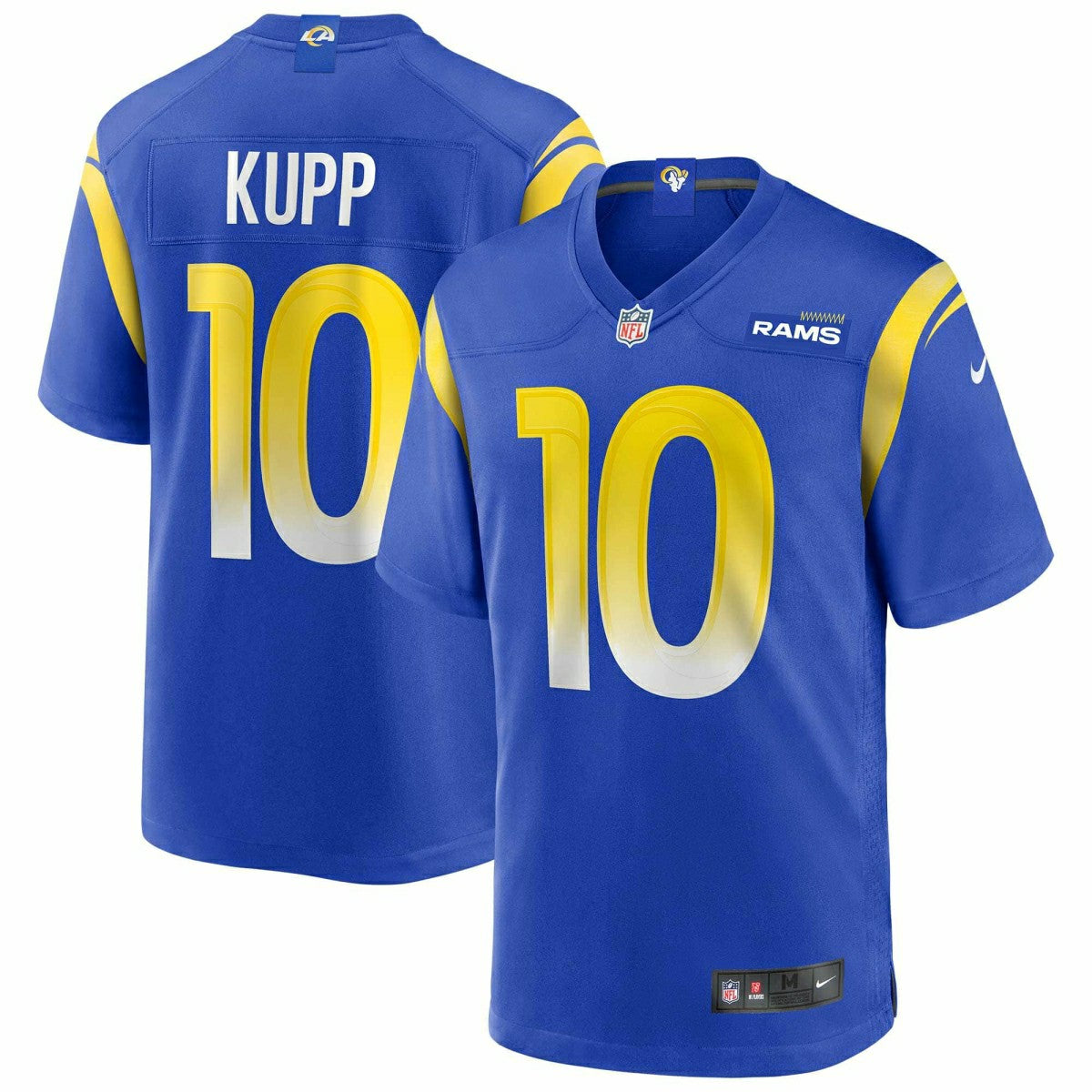Cooper Kupp #10 Los Angeles Rams Nike Game NFL Football Jersey Blue - Taass US