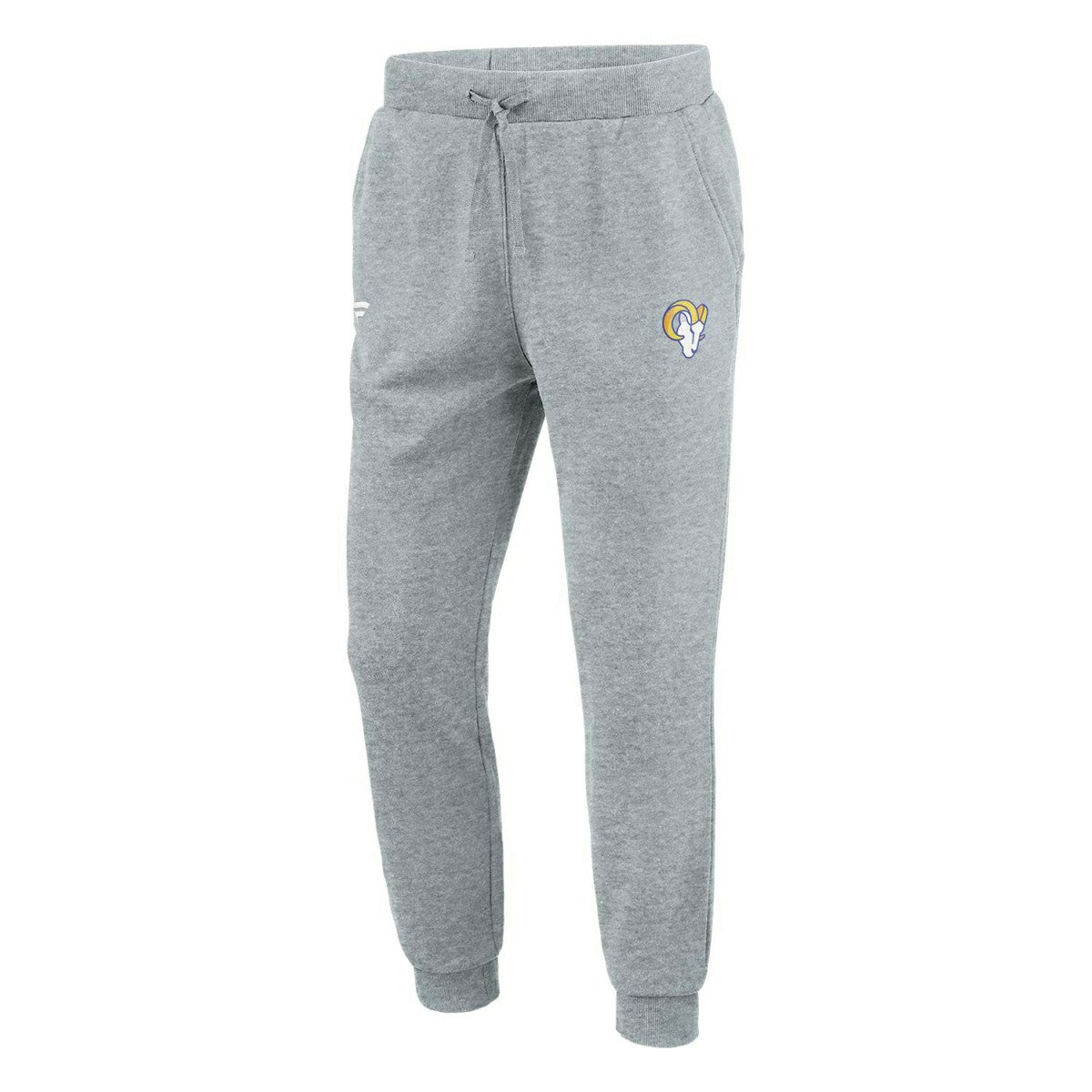 Los Angeles Rams Logo Fanatics NFL Jogger Sweatpants Gray - Taass on sale