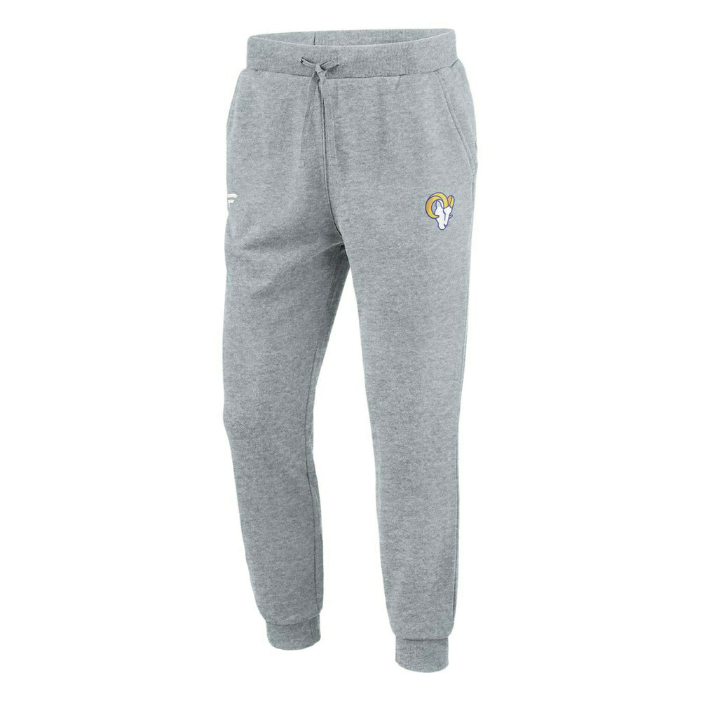 Los Angeles Rams Logo Fanatics NFL Jogger Sweatpants Gray - Taass on sale