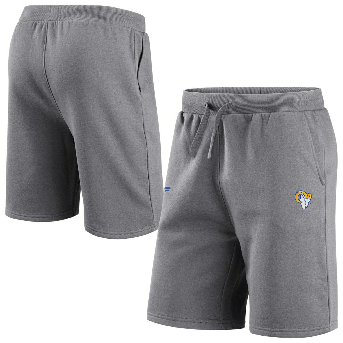 Los Angeles Rams Primary Logo NFL Sweat Shorts Gray - Taass sale