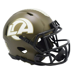Los Angeles Rams 2022 Salute to Service NFL Speed Mini Helmet - Taass outlet