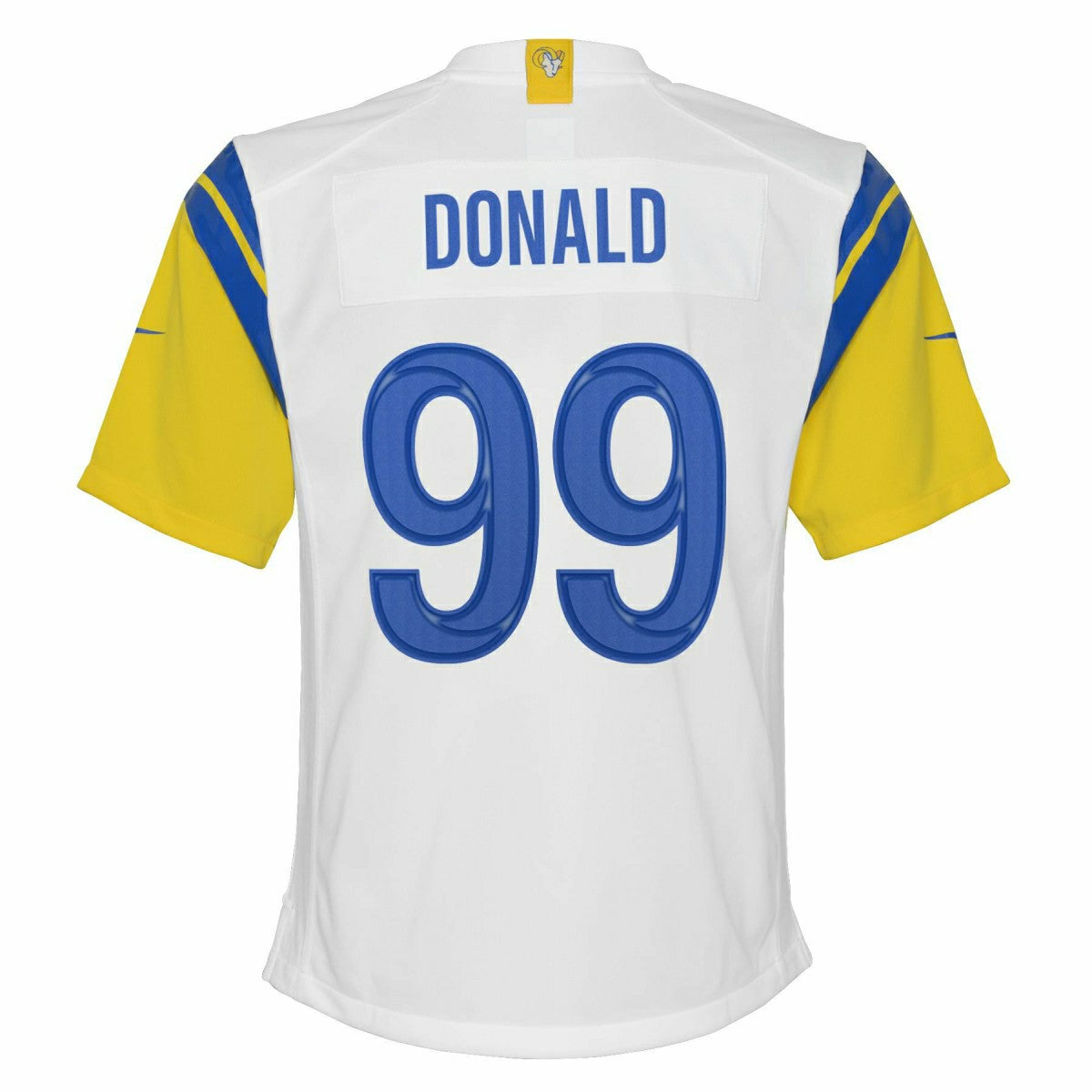 Aaron Donald #99 Los Angeles Rams Alternate Football NFL Jersey White (YOUTH) - Taass on sale