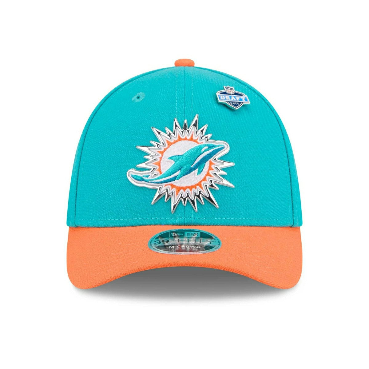 Miami Dolphins 2026 NFL Draft 39THIRTY M-Crown Flex Cap - Taass outlet