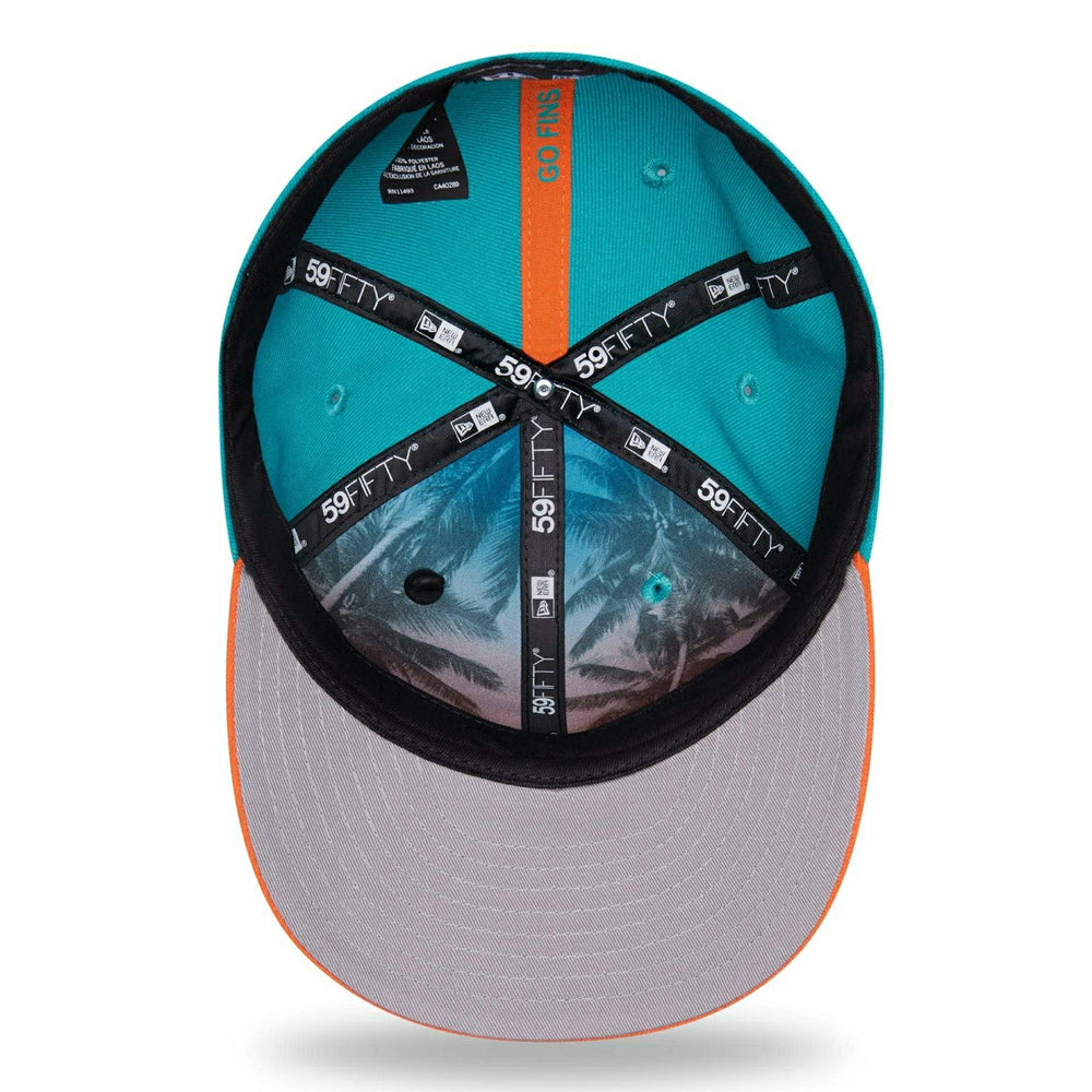 Miami Dolphins 2026 NFL Draft Pre-Curved 59FIFTY Fitted Cap - Taass discount