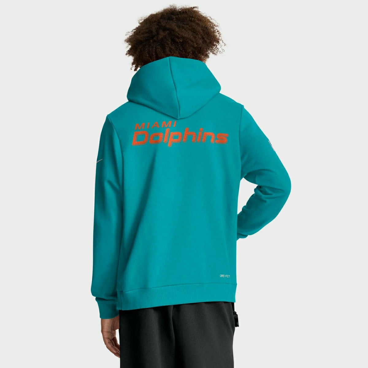 Miami Dolphins 2025 NFL Sideline Standard Issue Hoodie Aqua - Taass Online