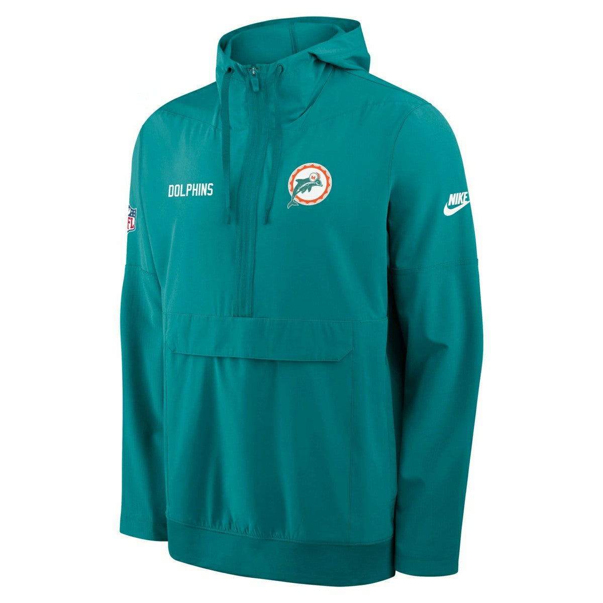 Miami Dolphins Historic Nike Sideline Half-Zip Anorak NFL Jacke Aqua - Taass discount
