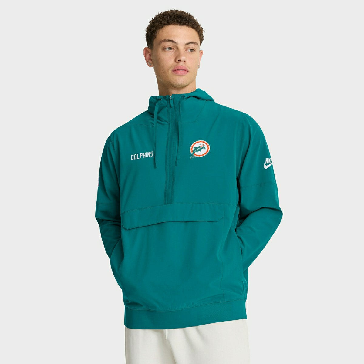 Miami Dolphins Historic Nike Sideline Half-Zip Anorak NFL Jacke Aqua - Taass discount