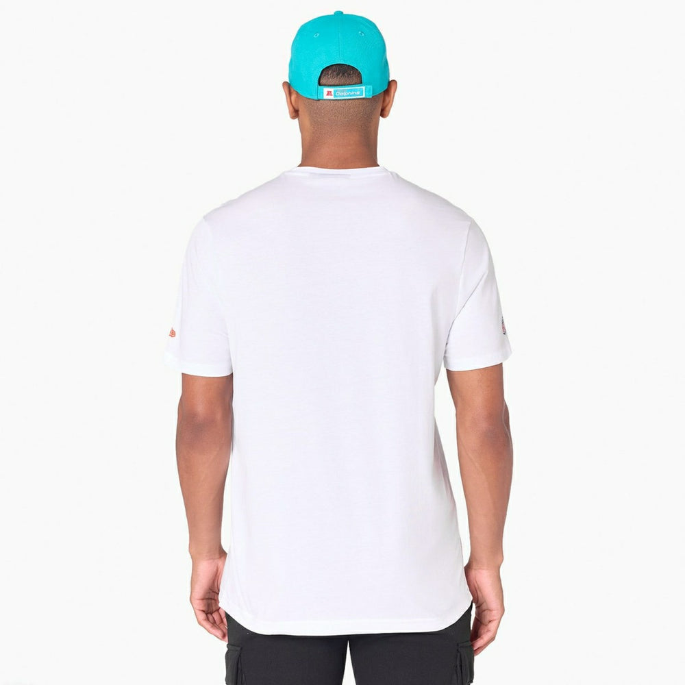 Miami Dolphins Team Logo Football NFL T-Shirt - Taass US