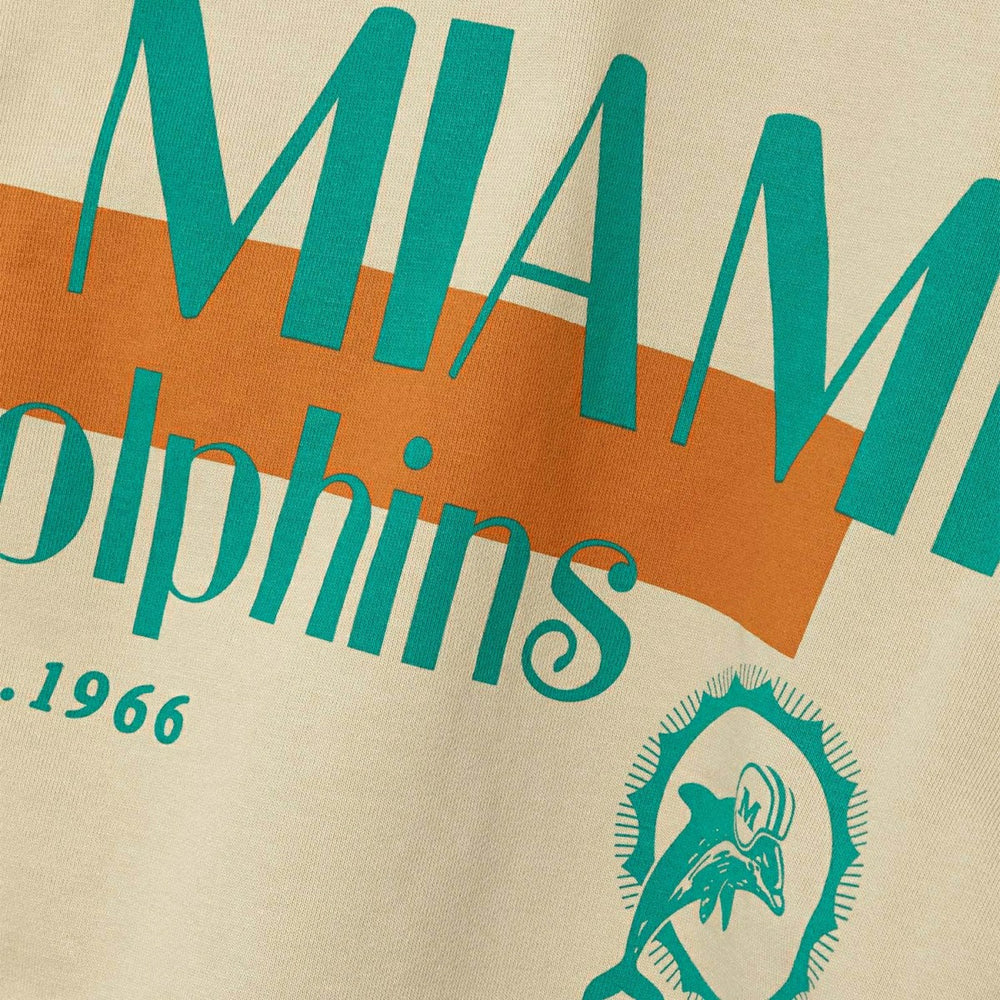 Miami Dolphins L&L '76 Classics NFL Hoodie Beige - Taass for sale