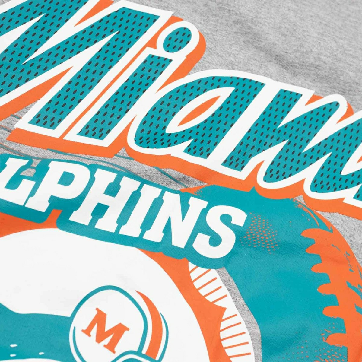 Miami Dolphins Sport Classics Oversized NFL T-Shirt Gray - Taass outlet