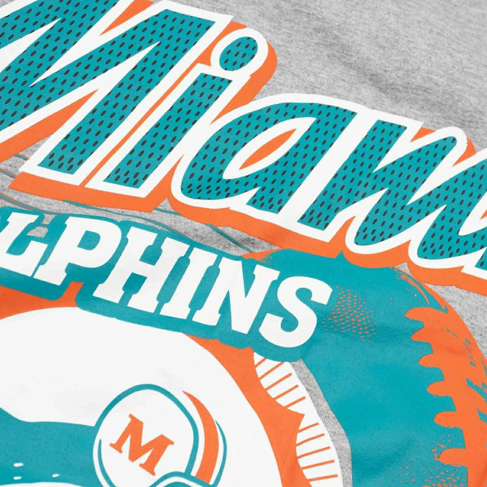 Miami Dolphins Sport Classics Oversized NFL T-Shirt Gray - Taass outlet