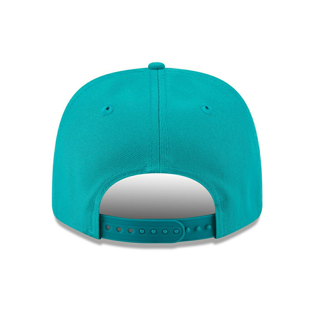 Miami Dolphins Historic Logo NFL Stated 9SEVENTY Stretch-Snap Cap Aqua - Taass US