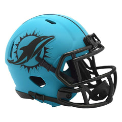 Miami Dolphins Rave Alternate NFL Speed Mini Helmet Teal - Taass for sale