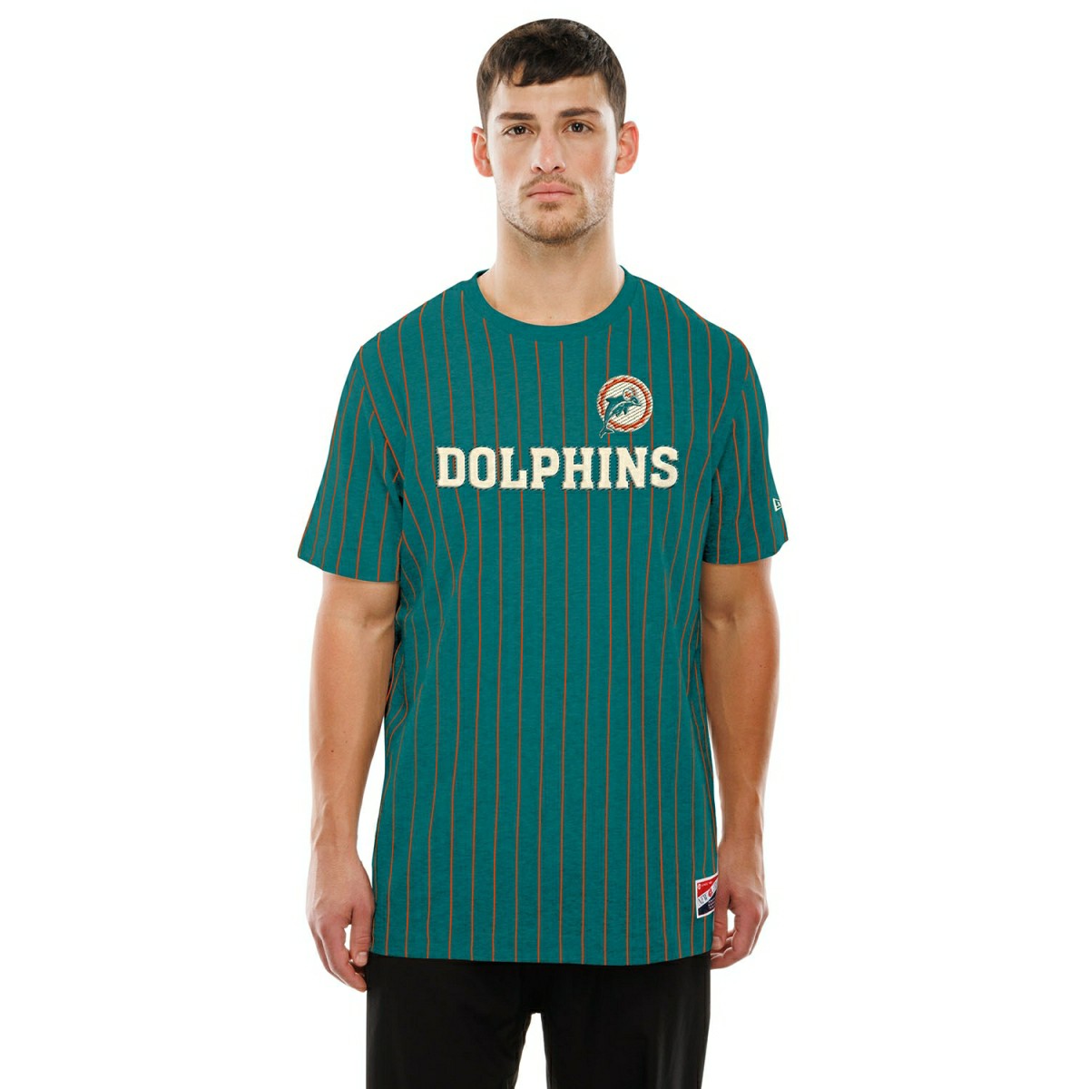 Miami Dolphins Retro Stripe NFL T-Shirt Aqua - Taass outlet