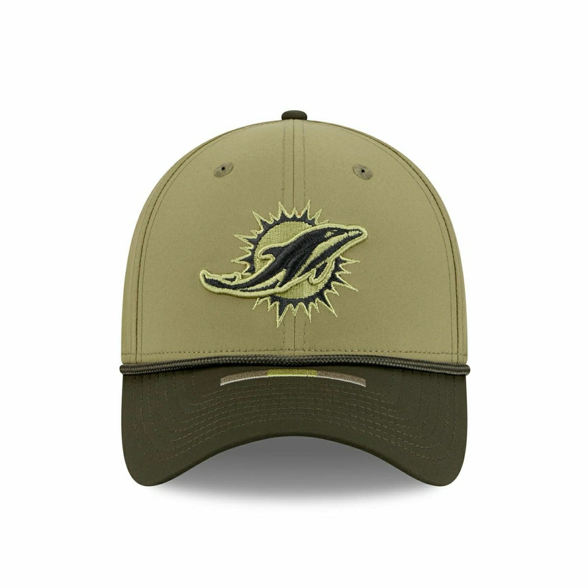 Miami Dolphins 2025 NFL Salute to Service 39THIRTY Flex Cap Olive - Taass discount