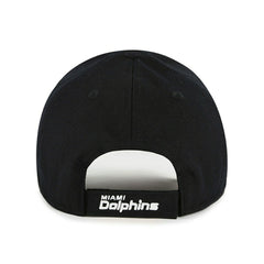 Miami Dolphins Black & White '47 MVP Adjustable NFL Cap Black - Taass on sale