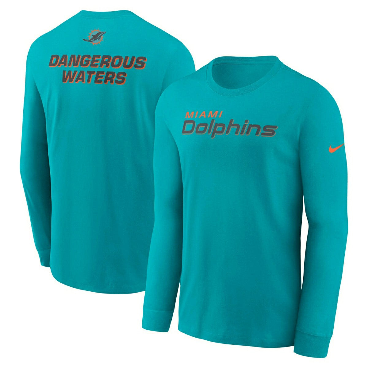 Miami Dolphins 2025 Rivalries Essential NFL Long Sleeve T-Shirt Aqua - Taass discount