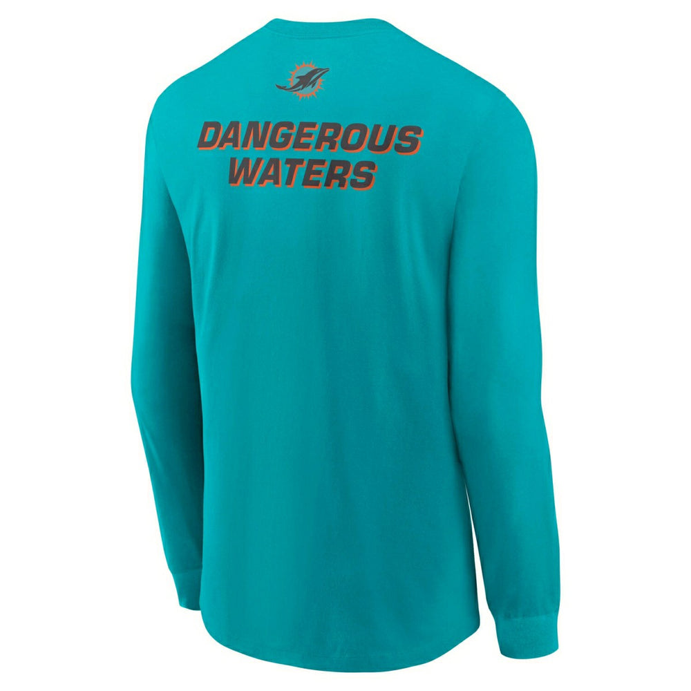 Miami Dolphins 2025 Rivalries Essential NFL Long Sleeve T-Shirt Aqua - Taass discount