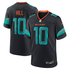 Tyreek Hill #10 Miami Dolphins 2025 Rivalries Game NFL Jersey Navy - Taass Online