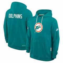 Miami Dolphins 2025 NFL Sideline Nike Vintage Alternate Hoodie Aqua - Taass discount