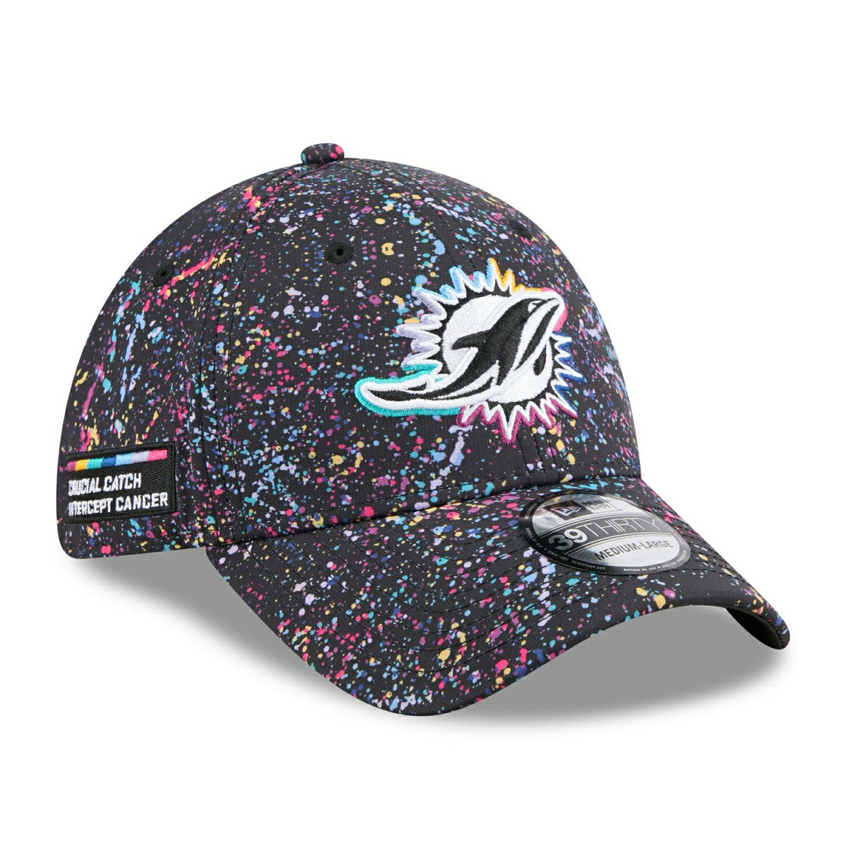 Miami Dolphins 2025 NFL Crucial Catch 39THIRTY Flex Cap - Taass Online