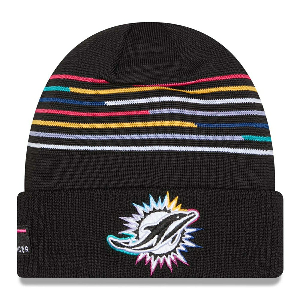 Miami Dolphins 2025 NFL Crucial Catch New Era Knit Hat - Taass outlet
