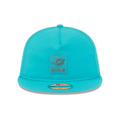 Miami Dolphins 2025 NFL On-Field Sideline 59FIFTY A-Frame Fitted Cap Aqua - Taass US